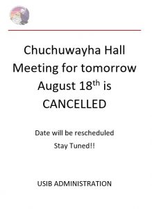 08.17.2022 Meeting Cancelled