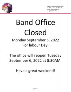 09.02 Office Closed