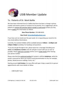 09.16 Dr Mark Baillie Update