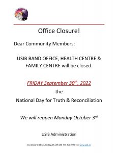 office closure - Sept-30-22