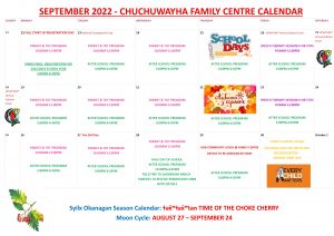 sept 2022 family centre calendar