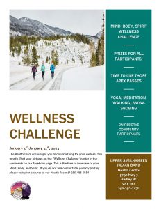 Wellness challenge poster