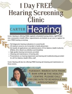 Carter Hearing Poster