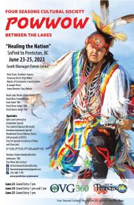 2023-Penticton Pow-Wow between the lakes Poster