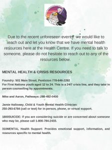 Mental Health Resources