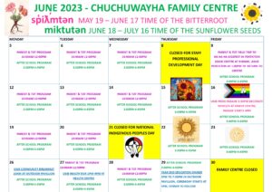 June 2023 FC calendar
