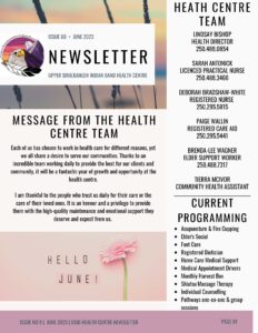 June Newsletter USIB Health Centre_Page_1