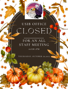 All Staff Meeting Closure Oct 26