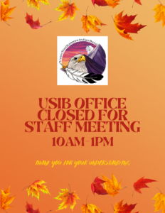 USIB OFfice closed for staff meeting (1)