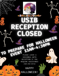 usib reception closed