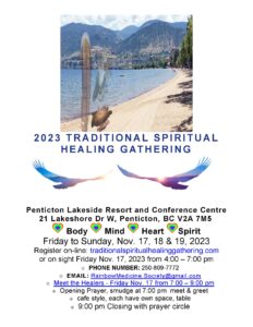 2023 TRADITIONAL SPIRITUAL HEALING GATHERING 1 page POST