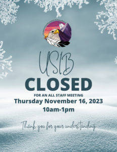 USIB All Staff Nov 16 Closure