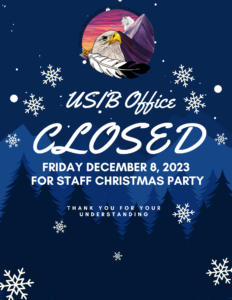 USIB Closure Friday Dec 08 2023