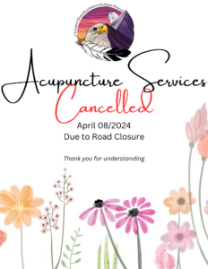 Acupuncture Services Cancelled